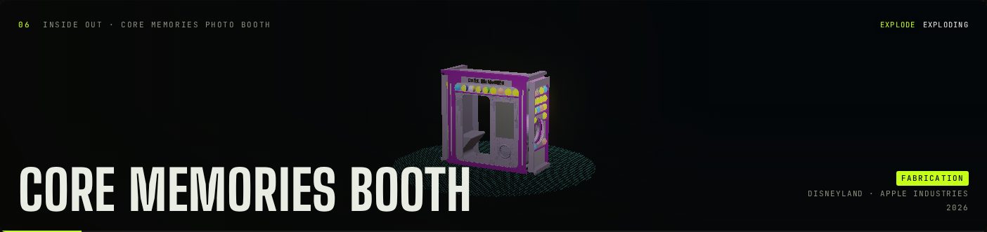 Core Memories Booth — Fabrication