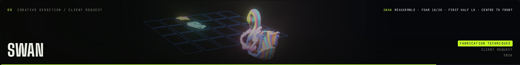 10 ft Swan Sculpture — Digital Fabrication
